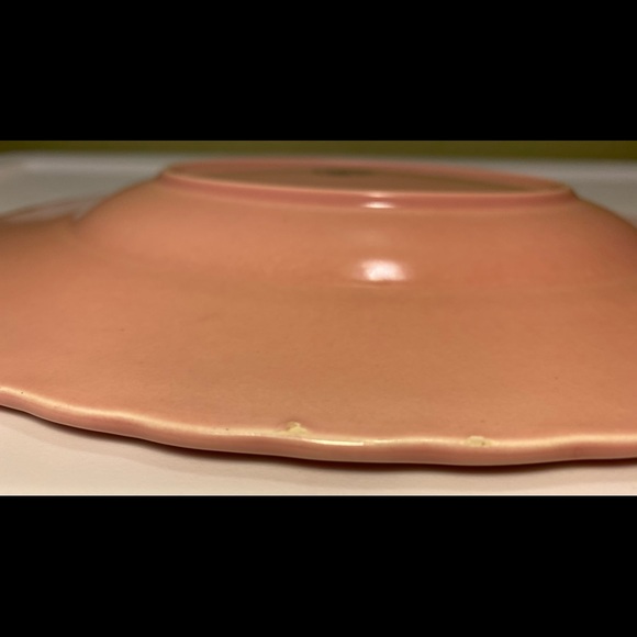 Pink Vernon Kilns California Pottery Platter - Picture 10 of 10